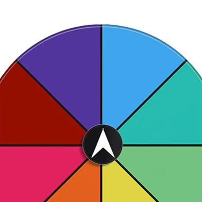 Multipurpose Interactive Tabletop Prize Turntables Roulettes Wheel for Parties and Event with Customizable Accessory